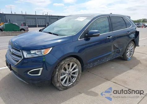 2017 Ford Edge Titanium from USA, damaged, VIN 2FMPK4K82HBB03462
